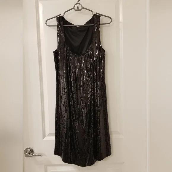 Elie Tahari | Dresses | Nwt Elie Tahari Sleeveless Black Sequin Cocktail  Dress | Poshmark
